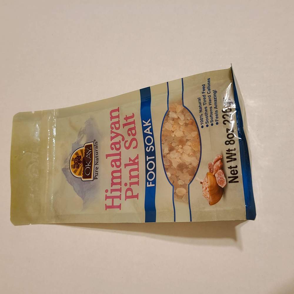 OKAY HIMALAYAN PINK SALT FOOT SOAK - 8oz